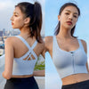 Magic Soutien-Gorge De Sport A Fermeture Avant Croisee | Support A Fort Impact Et Confort Respirant