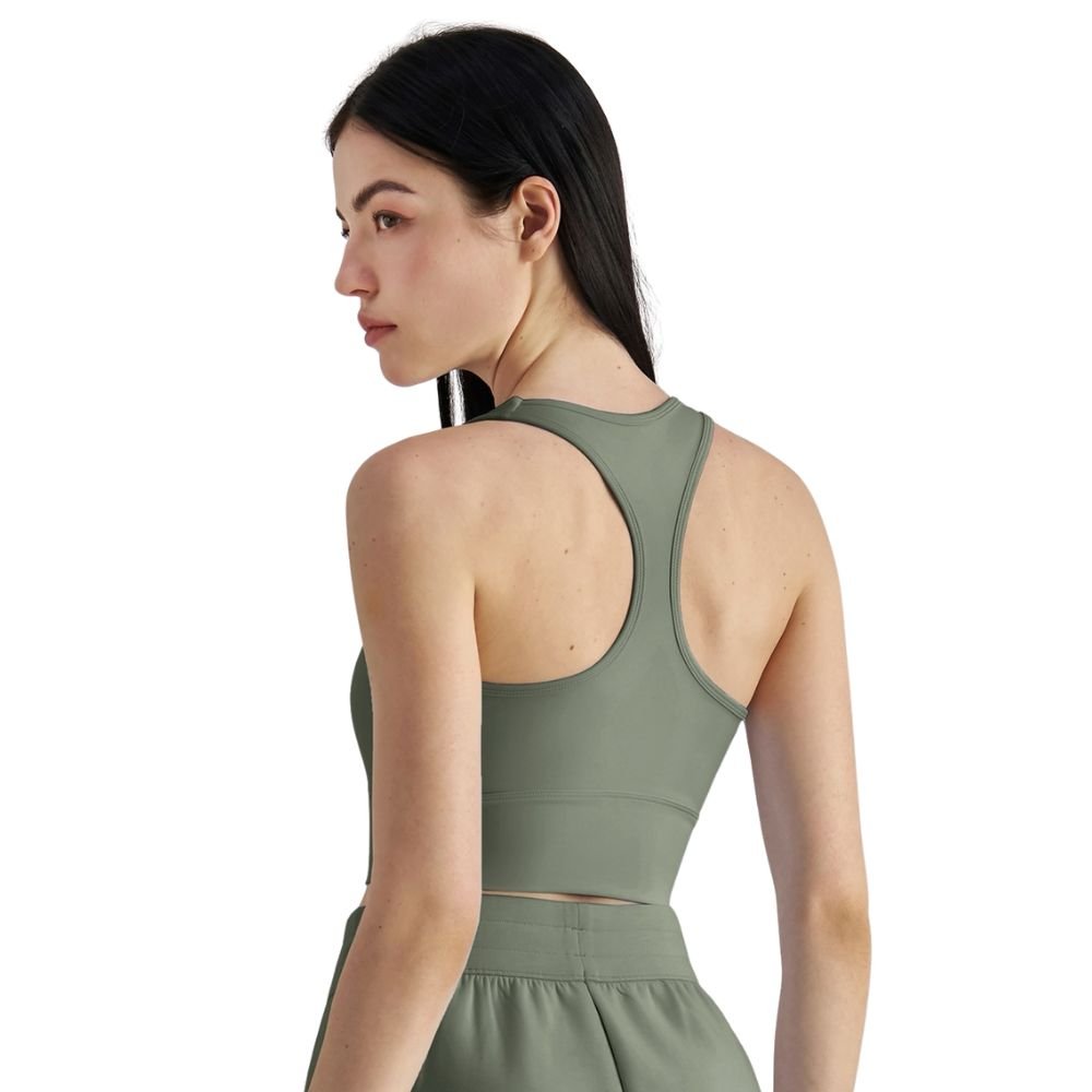 Magic Racerback Longline Sports Bra | Great Support Workout Top - Magic Bra