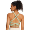 Magic Seamless Padded Sports Bra | Criss - Cross Back Design - Magic Bra