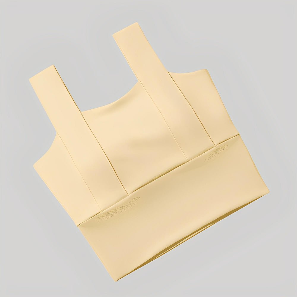 Magic Square Neck Sports Bra | Breathable Activewear with Wide Straps - Magic Bra