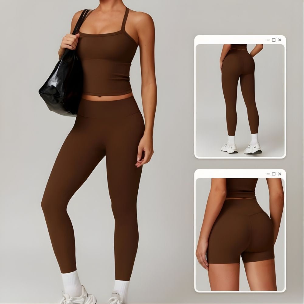 Magic Strappy Built - In Bra Tank Top with Removable Pads | Seamless Support Cami for Yoga & Everyday Wear - Magic Bra