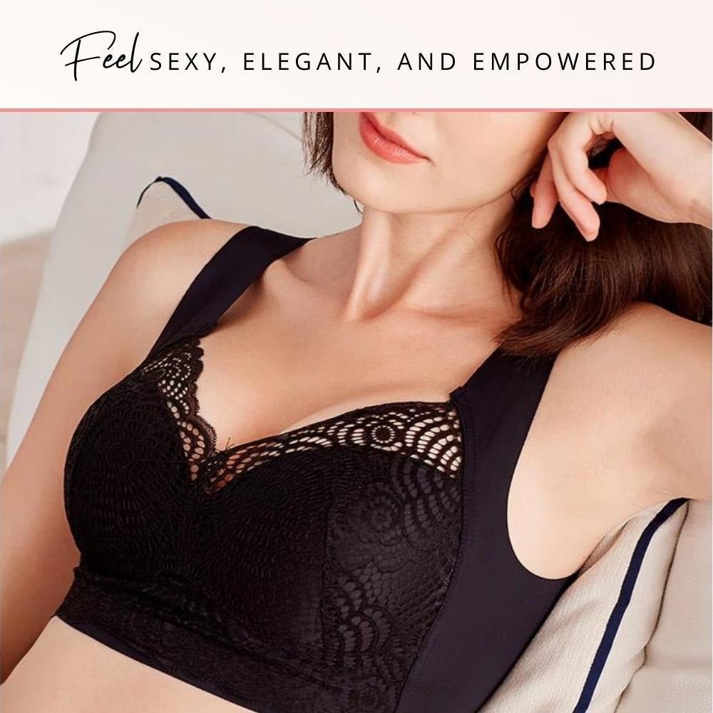 Magic Wire Free Lace Bras Thin Cup Plus Size - Magic Bra