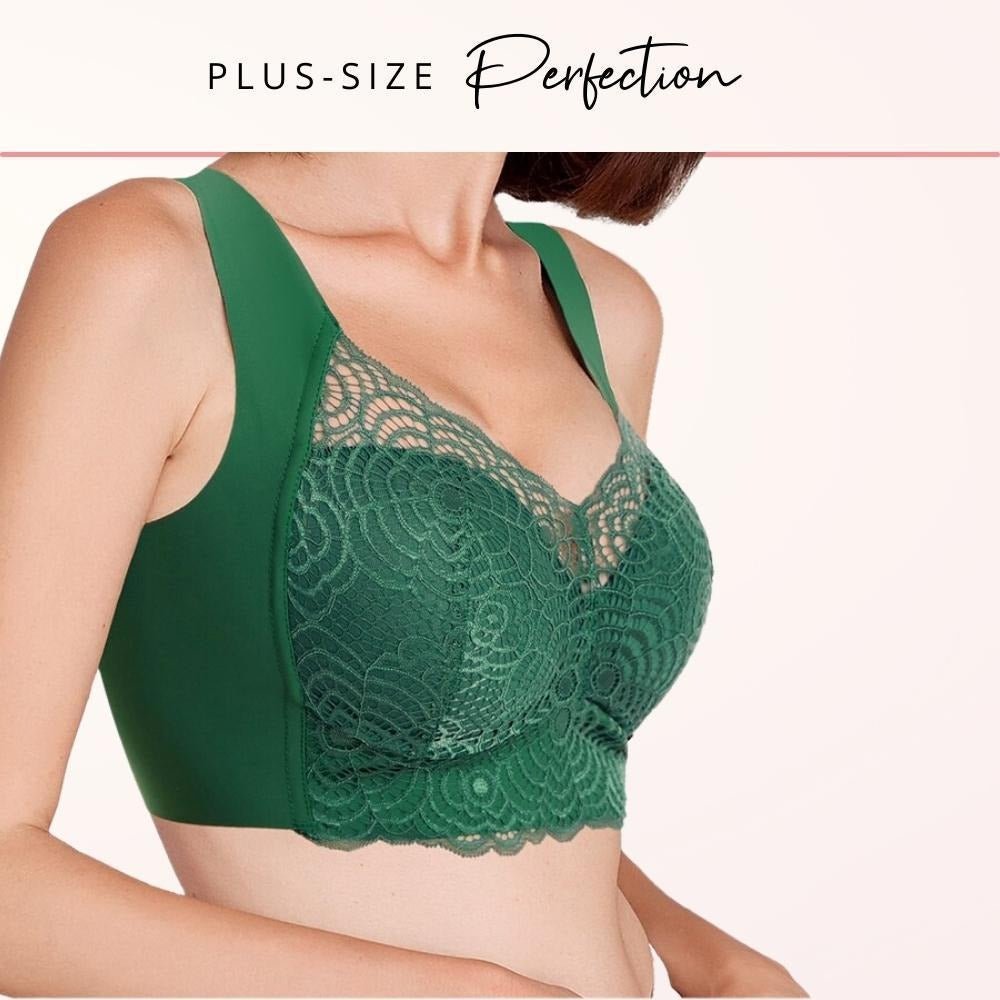 Magic Wire Free Lace Bras Thin Cup Plus Size - Magic Bra